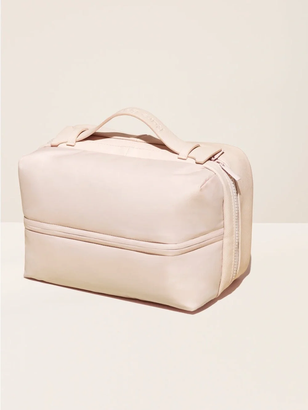 Rare Beauty Puff Toiletry Bag Blush Pink Cosmetic Case